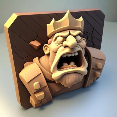 3D модель Гра Clash Royale (STL)